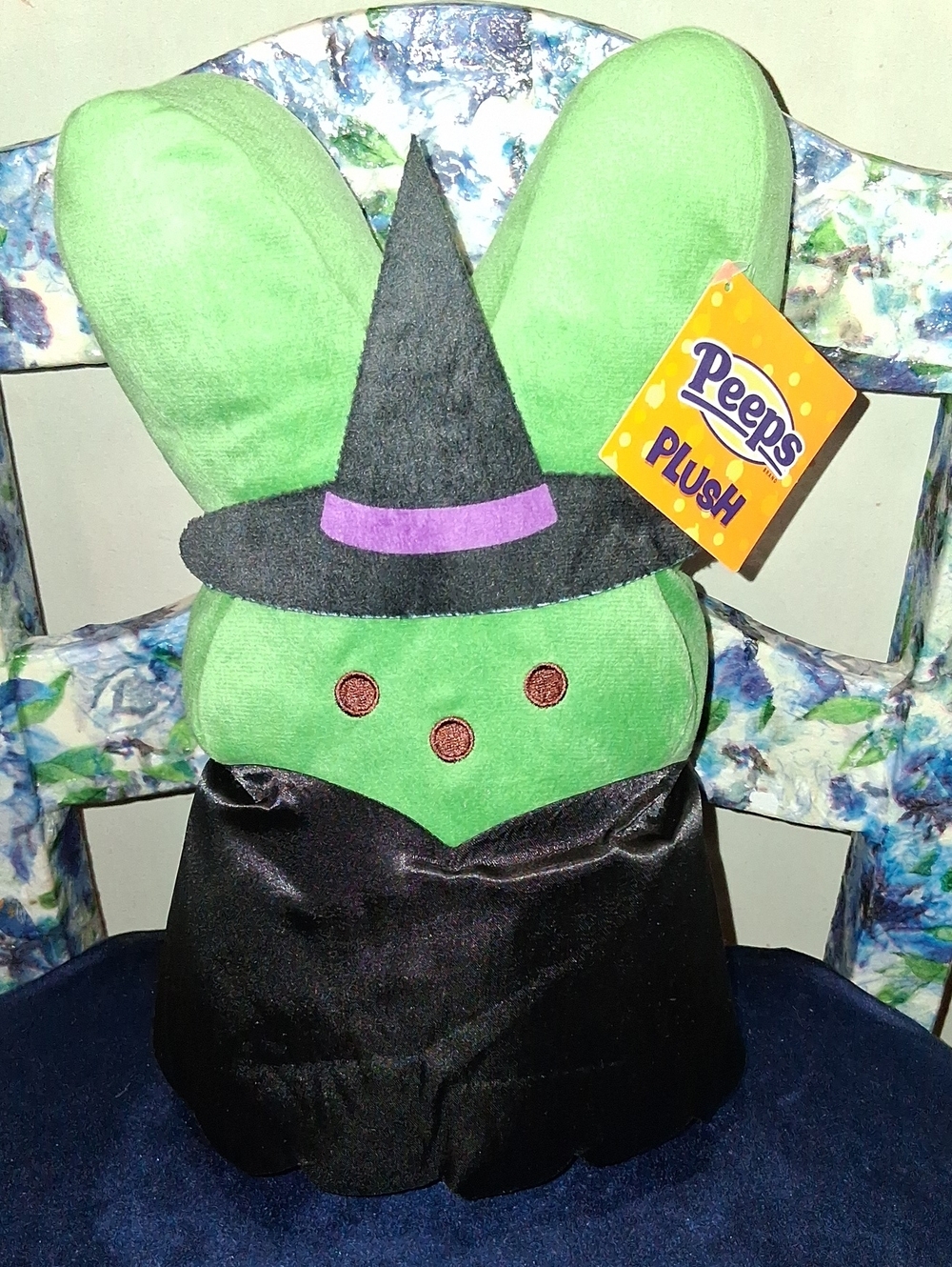 Kids Green Peep Witch Costume Plush